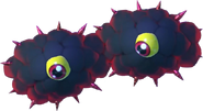 Modelos de los Gemelos Kracko Paralelos en Kirby Star Allies.