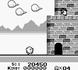 Kirby about to enter Castle Lololo.