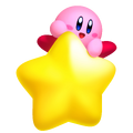 Kirby on Warp Star
