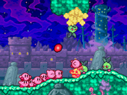 The Kirbys traverse a Zombon-infested wasteland.