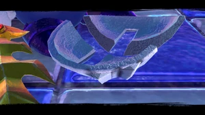 Meta Knight's mask breaks.