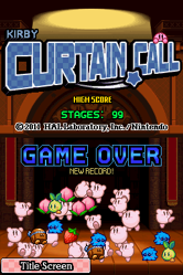 The player gets a Game Over on Stage 99.