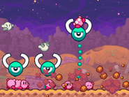 Clanksprout KOs a Kirby.