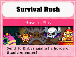 Survival Rush - WiKirby: it's a wiki, about Kirby!