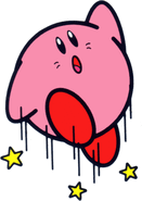 Arte en Kirby's Adventure.