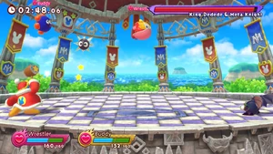 Imposter King Dedede throws a Gordo.