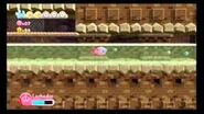 Kirby nadando en la fase 4