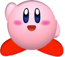 Artwork de Kirby en Super Smash Bros. Melee.