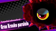 Presentación de Gran Kracko Paralelo en Kirby Star Allies.