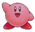 Artwork de Kirby en Super Smash Bros..