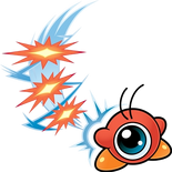 Arte de Waddle Doo en Kirby Super Star Ultra.