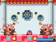 Suplex Kirby is ambushed by Twin Fire Lions.
