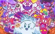 Kirby Twitter artwork celebrating Halloween