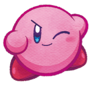 Kirby Sonriendo.