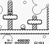 The sky visited right before the battle with Kaboola in Kirby's Dream Land.