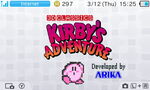 3D Classics: Kirby's Adventure Home Menu diorama