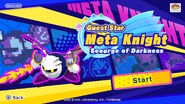 Meta Knight's intro menu