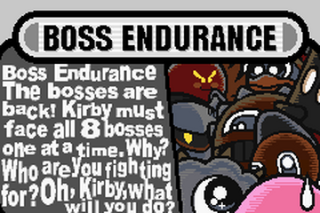 Boss Endurance | Kirby Wiki | Fandom