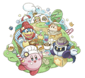 Kirby Café group artwork