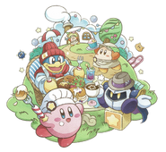 Kirby Café group artwork