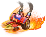 En Kirby: Planet Robobot (Armadura Robobot).