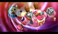 Star Dream Soul OS inhales Kirby.