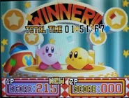 USDX2Pプレイで1P勝利