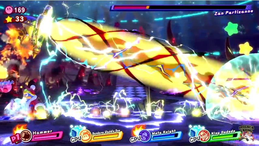 Zan Partizanne utilizando el ataque Electroensaimada