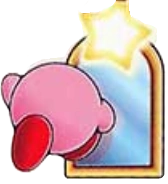 KirbyEnteringAMirror