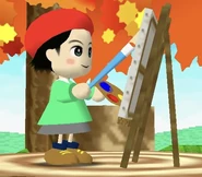 お絵描き中(星のカービィ64)