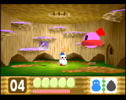 En Kirby 64: The Crystal Shards.