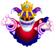The Master Crown atop Traitor Magolor's head