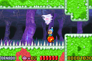 En Kirby: Pesadilla en Dream Land.