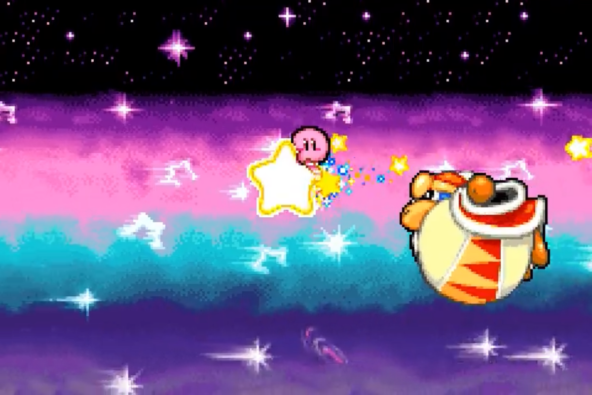 どうぶつの森e+カードと星のカービィ夢の泉デラックスポスター2枚組のホチキス組み エンディング・デモ | カービィWiki | Fandom