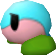 En Kirby's Return to Dream Land (sin casco).