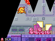 Birdee attacks the Kirbys.