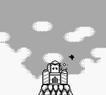 The castle, after King Dedede's defeat (Kirby's Dream Land)