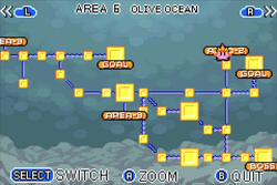 Kirby And The Amazing Mirror Map World Map And Area Maps | Kirby Wiki | Fandom