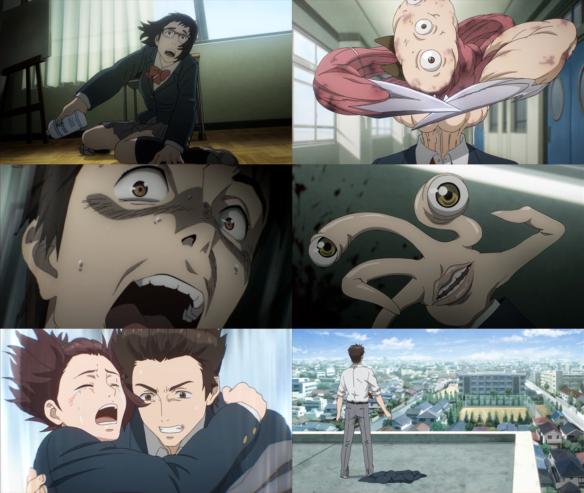 Shinichi Kills Shimada With Rock - Parasyte: The Maxim Epic Scene - Episode  10 Reupload - 1080p 