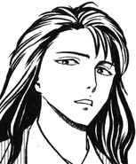 A portrait of Reiko in the manga