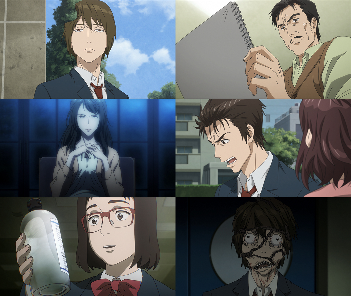 Kiseijuu Sei No Kakuritsu - Parasyte - shinichi versus mitsuo 