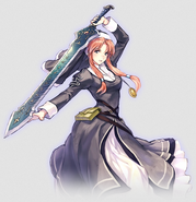 Ries Argent's Templar Sword in Trails in the Sky the 3rd EVO