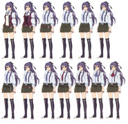 School outfit variations