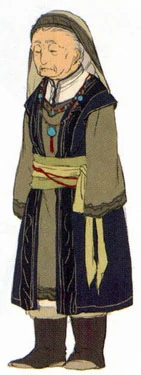 Old Lady Jedah Final Design - Concept Art (Sen)