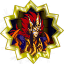 Cho Kishin Awarded for making 250 edits on articles. (100 points) This badge depicts Demon God Zenki.