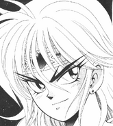 The large, upper panel of the next page shows a closeup of Roh's face