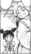 Saki with Chiaki as a little girl