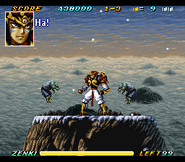 When Zenki reaches the summit of this mountain, he is ambushed by two zombies.