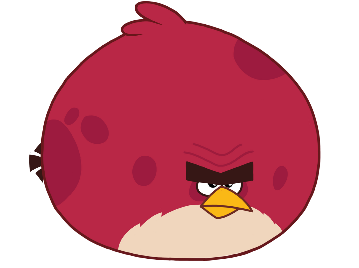 Angry chew. Angry Birds 2 Terence. Теренс из Angry Birds. Птица Теренс из Энгри бердз. Большая красная птица из Энгри бердз.