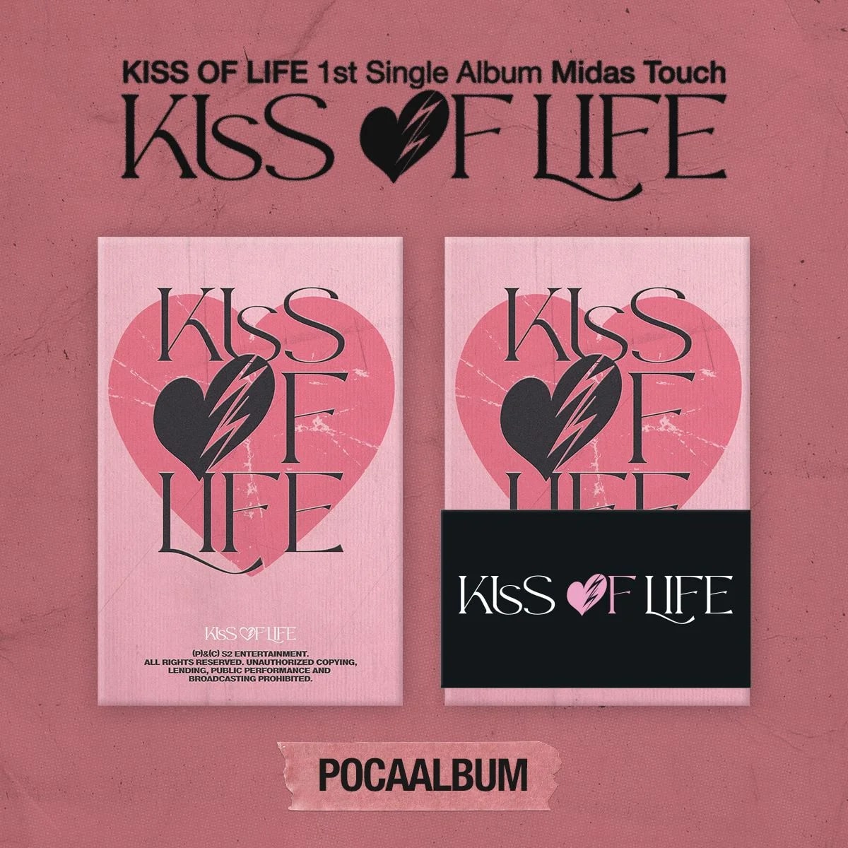 Amazon.com: KISS of Life Midas Touch 1st Single Album CD+
